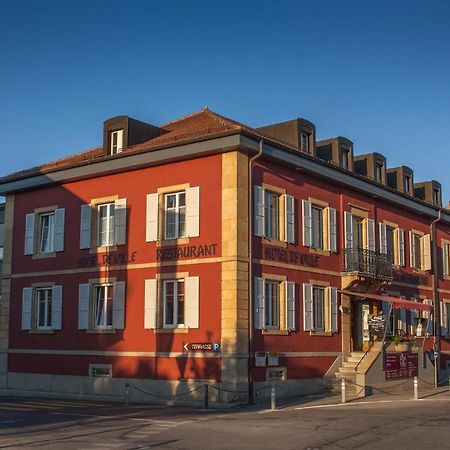 Hotel De Ville D'Yvonand المظهر الخارجي الصورة