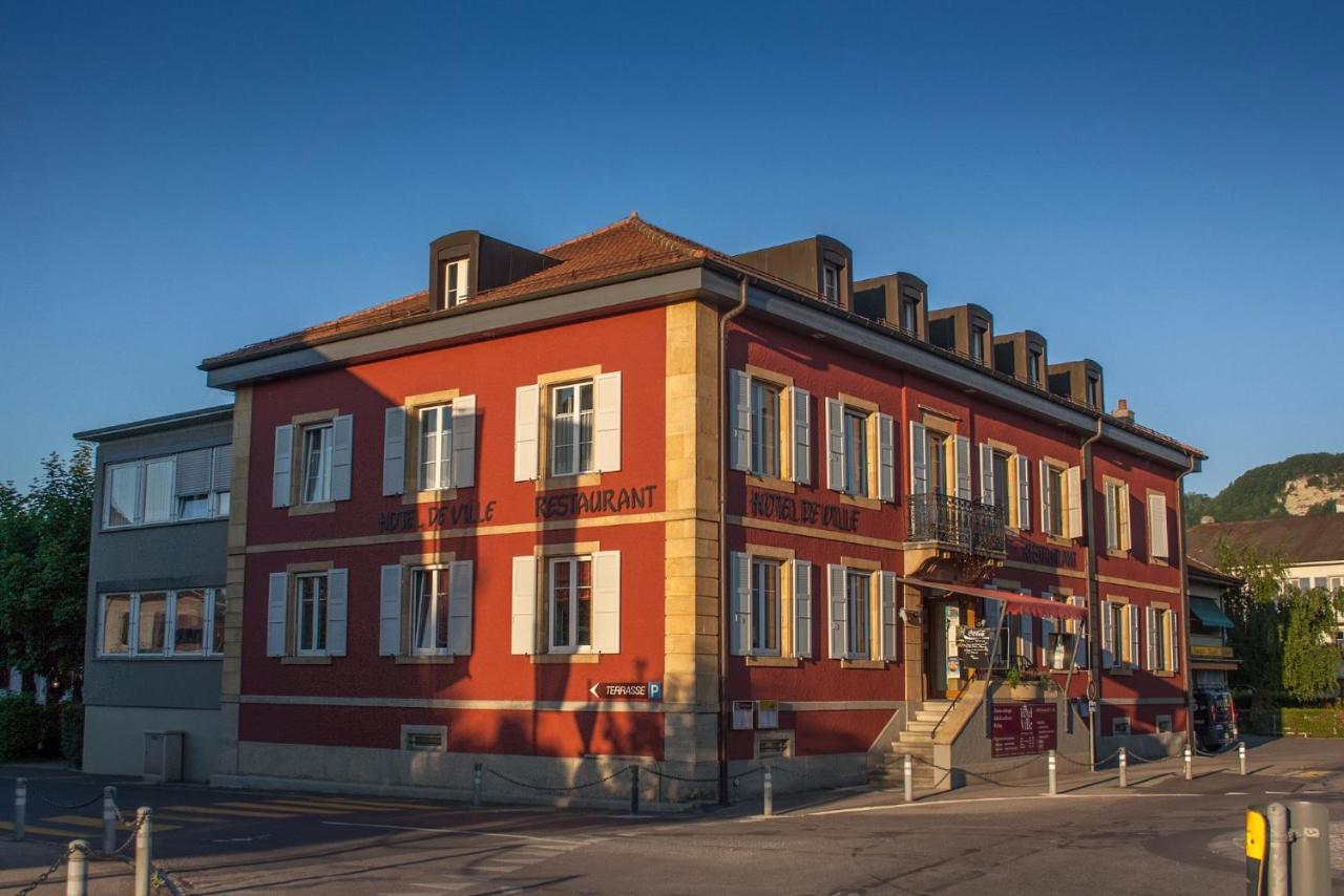 Hotel De Ville D'Yvonand المظهر الخارجي الصورة