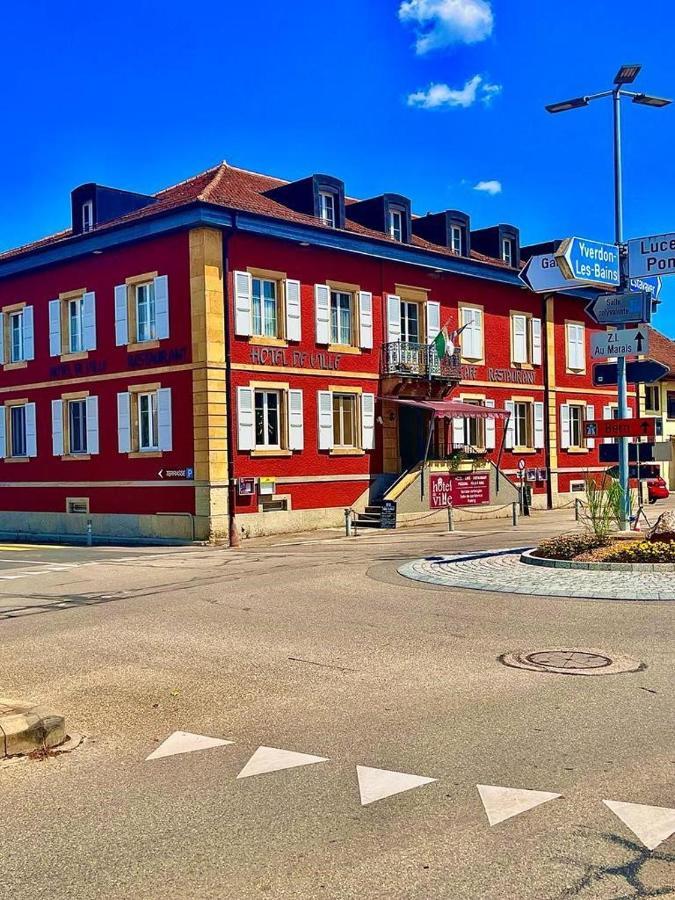 Hotel De Ville D'Yvonand المظهر الخارجي الصورة